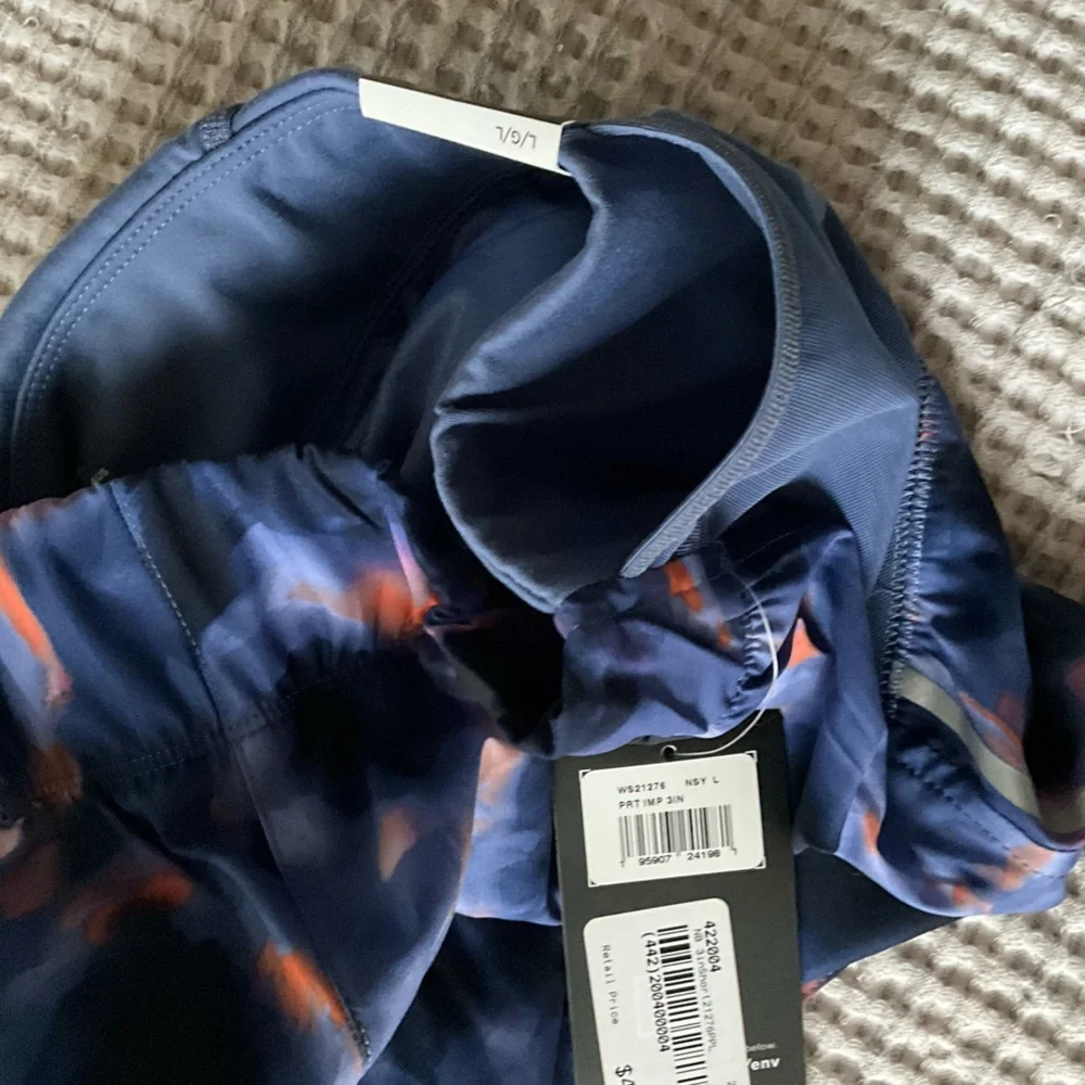 NWT New Balance Women's Impact Run 3 Inch Short “Nightsky”, size L (MSRP $45) - Picture 6 of 15